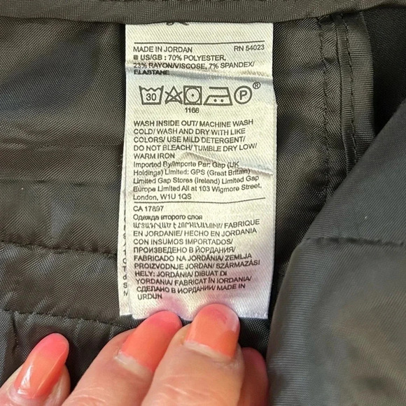 Banana Republic Pants High Rise Cropped  Flare Trousers Black Size 0 NWOT - Picture 10 of 16